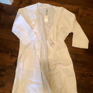 Linen and cotton jacket